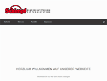Tablet Screenshot of brandschutz-schimpf.de